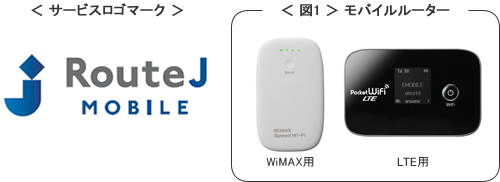 サービスロゴマーク 図1 モバイルルーター サービスロゴマーク 図1 モバイルルーター